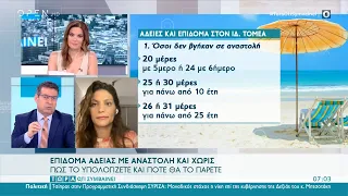 Επίδομα άδειας με αναστολή και χωρίς | Τώρα ό,τι συμβαίνει 3/7/2021 | OPEN TV