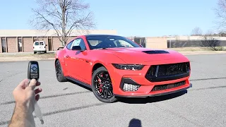 2024 Ford Mustang GT Premium Manual: Start Up, Exhaust, Test Drive, Walkaround, POV and Review