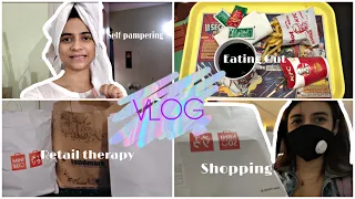 Living alone in India|Eating out, Self-care, Retail Therapy