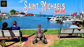 Saint Michaels Maryland [4K] Walking Tour