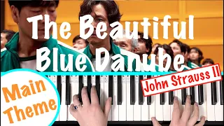THE BEAUTIFUL BLUE DANUBE - John Strauss II Piano Tutorial