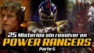 ⚡ 25 MISTERIOS SIN RESOLVER en POWER RANGERS - PARTE 5 ⚡ | Armando R