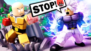 TROLLING Ultimate Spammers with OMNI DIRECTION PUNCHES in ROBLOX The Strongest Battlegrounds...