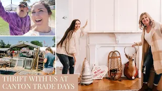 Thrift with Us at the Flea Market + Vintage Shopping Haul | Canton, TX