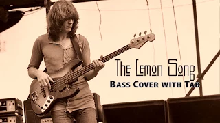 Lemon Song Bass lesson with Tab-John Paul Jones