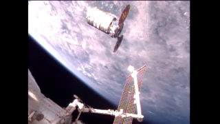 U.S. Commercial Cargo Ship Arrives at the International Space Station