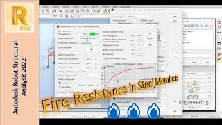 Design for Fire in Steel Members using Autodesk Robot