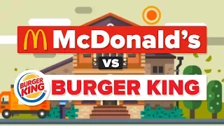 McDonald's vs Burger King - What Is The Difference? Fast Food Restaurant Comparison