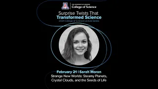 College of Science Lecture Series 2024 - Steamy Planets, Crystal Clouds, and the Seeds of Life