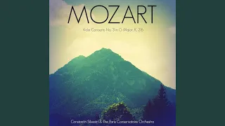 Violin Concerto No. 3 in G Major, K. 216: Allegro - Cadenza