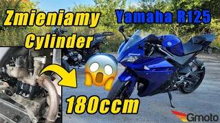 Yamaha zatarta | Zmieniamy Cylinder na 180ccm ! || KONKURS !!