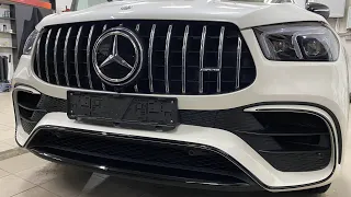 Оклейка MERCEDES GLE 6.3 AMG антигравийной плёнкой LLumar #Avtorespect#Могилев#Антигравийная плёнка