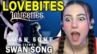 LOVEBITES / Swan Song [Live Video taken from "Knockin' At Heaven's Gate]  Singer & Musician Reacts
