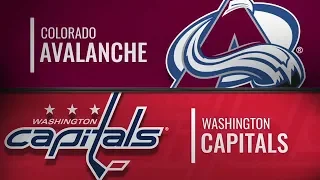 Avalanche vs Capitals   Oct 14,  2019