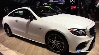 2018 Mercedes Benz E Class E400 4Matic Coupe - Exterior Interior Walkaround -2017 New York Auto Show