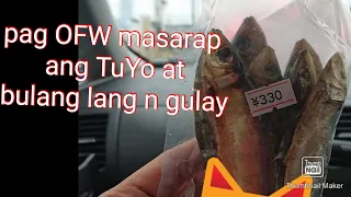 #saltyfishDryfish tuyo at bulanglang na gulay