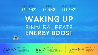 [WAKING UP] Powerful Binaural Beats ☕ Morning Energy Boost