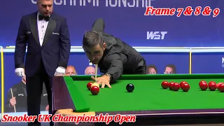 Snooker UK Championship Open Ronnie O’Sullivan VS Robert Milkins ( Frame 7 & 9 & 9 )