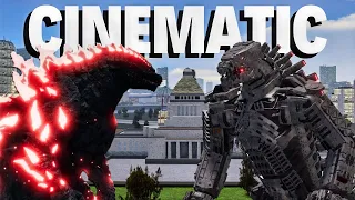 Evolved Godzilla vs Mechagodzilla Cinematic | Kaiju Arisen