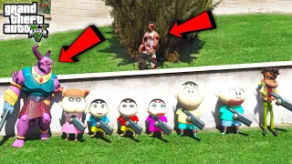 GTA 5 : Franklin Playing Hide & Kill With Shinchan & Pinchan in GTA 5 ! JSS GAMER