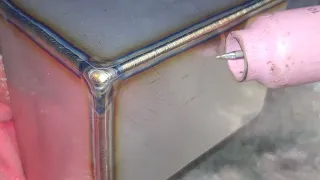 Three ways to TIG welding the outside of 2mm thin stainless steel plate corner joint