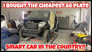 I bought the cheapest 68 plate smart car in the country!! Pt2