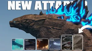 Godzilla 2014 New Attacks ? - Roblox Kaiju Universe