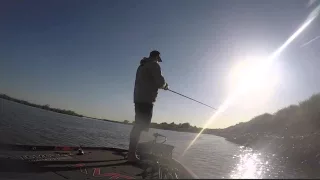 KVD catches a good one - day 2 California Delta 2015