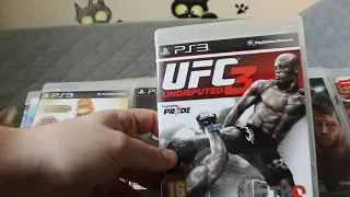 Моя коллекция игр на PS3 и PS4 UFC BOX W итд