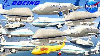 GTA V: Every Boeing NASA Cargo Airplanes Air Best Extreme Longer Crash and Fail Compilation