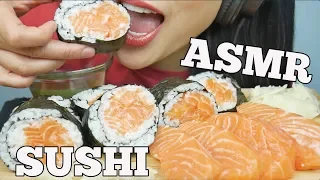 ASMR Salmon ROLL + SASHIMI (EATING SOUNDS) NO TALKING | SAS-ASMR
