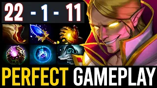 22/1/11 PERFECT K/D/A FOR INVOKER GAME | EPIC INVOKER vs EMBER SPIRIT MID | Dota 2 Invoker