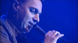 Nitin Sawhney and Brian Eno - Concert clip : Soundbites,  Dark Oratorio & Prophecy. Astoria 2005