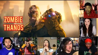 Reactors React to Zombie Thanos Scene From What If ep 5. Zombie Thanos scene reaction compilation.