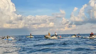 SEADOO FISH PRO TROPHY "29 MILES OFFSHORE WITH FELLOW JET SKIERS"  @Seadoo