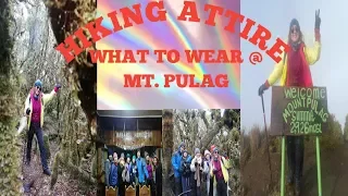 WHAT TO WEAR @ MT. PULAG | HIKING ATTIRE