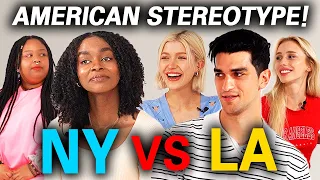 What Do Americans Think of Each Other? (LA vs NY) ㅣ American States' Stereotypes