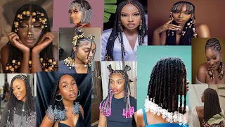 🤯Top Beautiful Braidstyles with Beads|Over 100 Elegant styles to Slay The year.