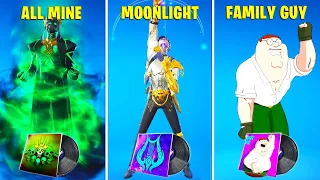 Top 25 Popular Fortnite Dances With Lobby Music! (Moonlight Mystery, Fishy Flourish, Orange Justice)