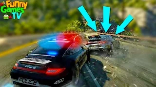 ЛОВИМ ПРЕСТУПНИКОВ видео про машинки   БЕШЕНЫЕ ГОНКИ тачки Need for Speed Hot Pursuit