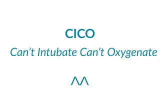 CICO (Can't Intubate Can't Oxygenate) simulation