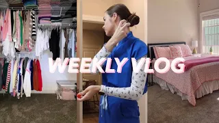 WEEKLY NURSE VLOG | work, condo updates, cleaning, pr haul