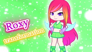 WINX Club - ROXY Magic winx Transformation in Gacha Club!