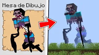 TODO lo que DIBUJO APARECE en MINECRAFT 😱