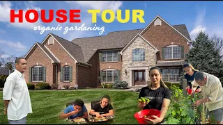 Nepali house tour in usa / Organic Gardening/ Family Dinner/ nepali garden in usa #nepaliinusa