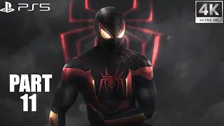 SPIDER-MAN MILES MORALES PS5 Walkthrough Gameplay Part 11 4K UHD
