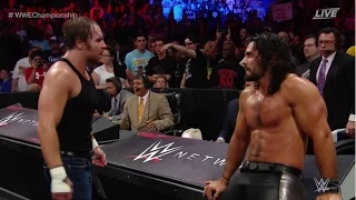 Seth Rollins & Dean Ambrose Double Powerbomp Roman Reigns | WWE Battleground 2016