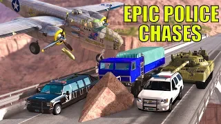 EPIC POLICE CHASES #36 - BeamNG Drive | CRASHdriven