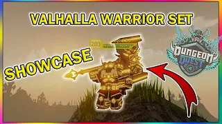 VALHALLA WARRIOR SET + LEGENDARY SHOWCASE ☀ | Dungeon Quest -  Roblox