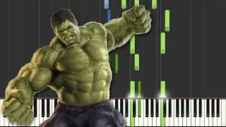 The Incredible Hulk - Lonely Man Theme (Piano Tutorial) [Synthesia]